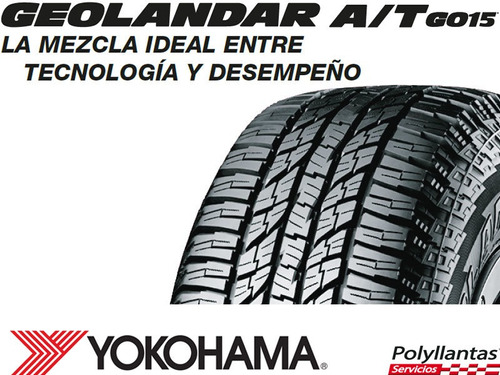 Llanta P255/70r16 Yokohama Geolandar A/t G015 Foto 5