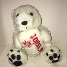 Boneco Pelúcia Mamíferos Parmalat - Urso Polar