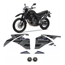 Kit Adesivos Yamaha Xt 660r 2015 Preta