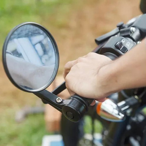 Espejos Retrovisor Antireflejante Moto Racer Puo Redon 2pcs Foto 7