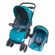 Carreola Y Auto Asiento Travel System Star Jade Color Verde