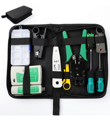 Kit De Herramientas Cableado Redes Basico 