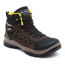 Bota Para Hombre Caribu 346 Color Cafe Trabajo Hike