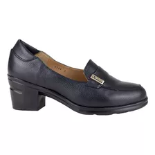 Zapato Con Tacón Para Mujer Vicenza Semi Vestir 4504 Negro