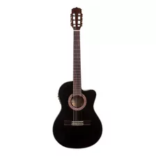 Guitarra Electroacustica Nylon Arce Aria A-48c Bk Eq 