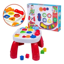 Mesa Didática Infantil Play Time Cotiplas Com Atividades