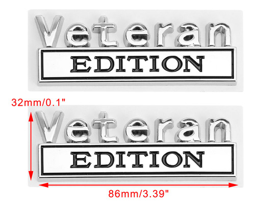 2 Pegatinas Con El Emblema De Veteran Edition Para Portn Tr Foto 7