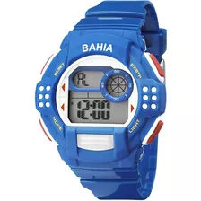 Relógio De Pulso Technos Para Homem Oficial Do Bahia Cor Da Correia Azul Cor Do Bisel Azul Cor Do Fundo Cinza