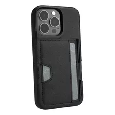 Funda Para iPhone 13 Pro, Protectora/negra/con Tarjetero