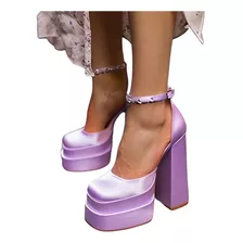 Zapatillas Rosas Mujer Tacón Alto Plataforma Bratz Dupe