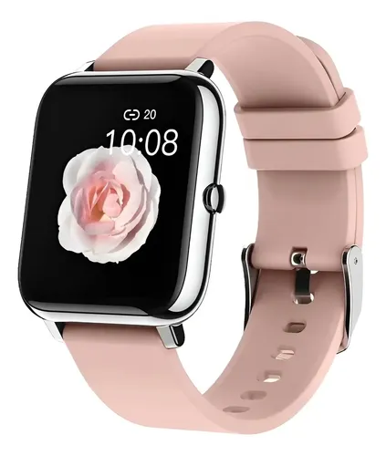 So-p22 Smartwatch Mujer Hombre Reloj Inteligente Y Impermeable Ipx7 Rosa