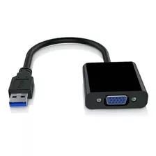 Cabo Adaptador Conversor Usb X Vga 1080p Placa Multitelas