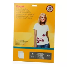 Papel Sublimatico Transfer Para Camiseta Clara Kodak