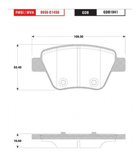 Balata Trasera Low Trw Audi A3 2.0t 2013 Foto 2