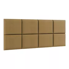 Cabeceira Cama Box Casal 140x60 Cm Frete Grátis Suede Marrom