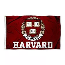 Bandera De La Universidad Grande De Harvard Crimson