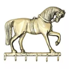 Porta Chaves Cavalo Majestoso 6 Pinos Em Bronze Organização