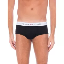 Cueca Tommy Hilfiger Cotton Stretch Brief Preta Pack 3un