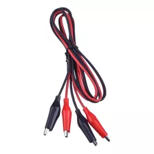 Cable Electrónica Rojo Negro Prueba Arduino Caimán 1 Metro 
