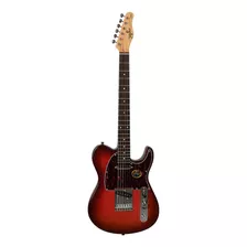 Guitarra Elétrica Tagima Brasil T-910 Telecaster De Cedro Honeyburst Verniz Com Diapasão De Madeira De Marfim