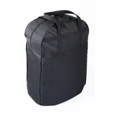 Bolsa Para 2 Kits De Uniforme Fardamento Completo Cor Preto Desenho Do Tecido Liso