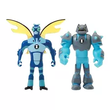 Figuras X 2 Stinkfly Y Shock Rock Ben 10 A2852