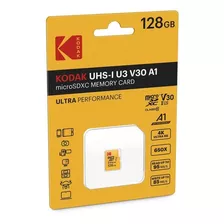 Tarjeta Memoria Micro Sd Kodak 128gb 4k Uhs-1(u3) A1 Clase10