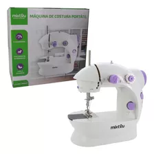 Prática Mini Máquina De Costura Reta Iwmc507 Portátil Bivolt