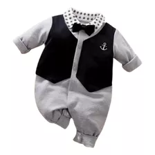 Enterizo Elegante Camisero Ropa Bebe Niños Desde Recien Nac