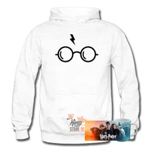 Poleron + Taza, Lentes Harry Potter, Magia, Rayo, Peliculas, Libros / The King Store