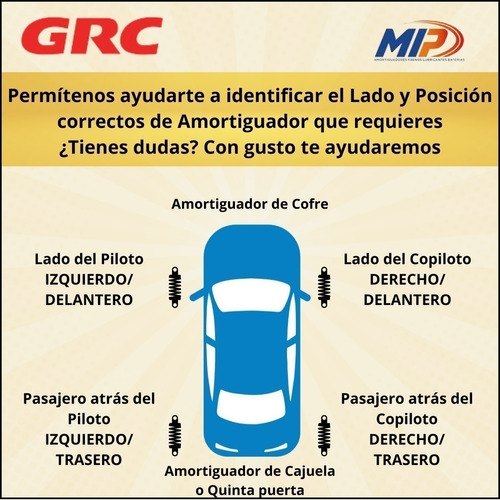 Amortiguador Grc Camioneta Gas 08-17 Buick Enclave Trasero Foto 3