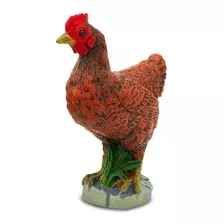 Figura Animales Gallina Bantam Colección Para Niños Y Niñas