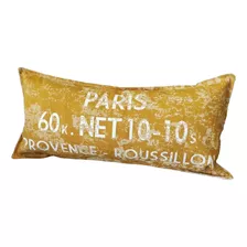 Almohadón Decorativo París Provence - Funda + Relleno