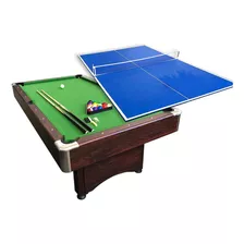 Mesa De Pool Con Mesa De Ping Pong Y Mesa De Comedor 3 En 1