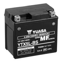 Batería Yuasa Ytx5l-bs .4ah .