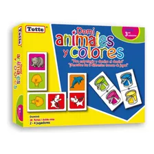 Juego De Mesa. Domi Animales Y Colores