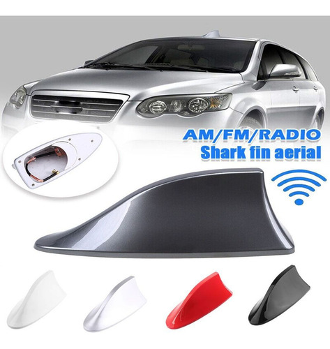 Antena De Seal De Radio Para Coche Shark Fin Auto Roof Aeri Foto 7