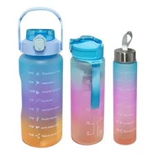 Vaso Termo Coolers Motivacional 2 Litros + 1 Litro + 500 Ml