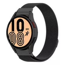 Pulseira Redge De Aço Inoxidável Para Galaxy Watch4 44mm Cor Preto