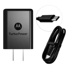 Cargador Motorola Turbo Power 30w + Cable Tipo C Certificado