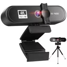 Camara Web 4k Pro Autoenfoque Ultra Hd Microfono Tripode