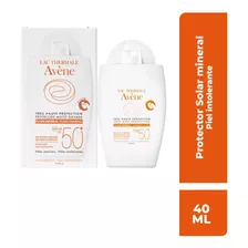 Avène Protector Solar Fps50+ Fluido Mineral Sinparabenos40ml