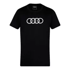 Camiseta Statement Four Rings Audi Preta Original