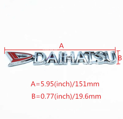 Emblema En Letras Daihatsu Foto 3