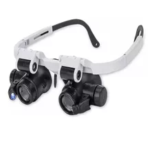 Lentes Gafas Lupa De Aumento 23x 8x Con Luz Led