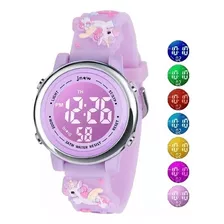 Reloj Digital Multifuncional Unicornio Para