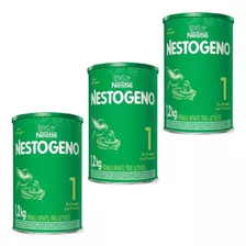 Fórmula Infantil Nestlé Nestogeno 1 Em Lata 1.2kg kit C/3