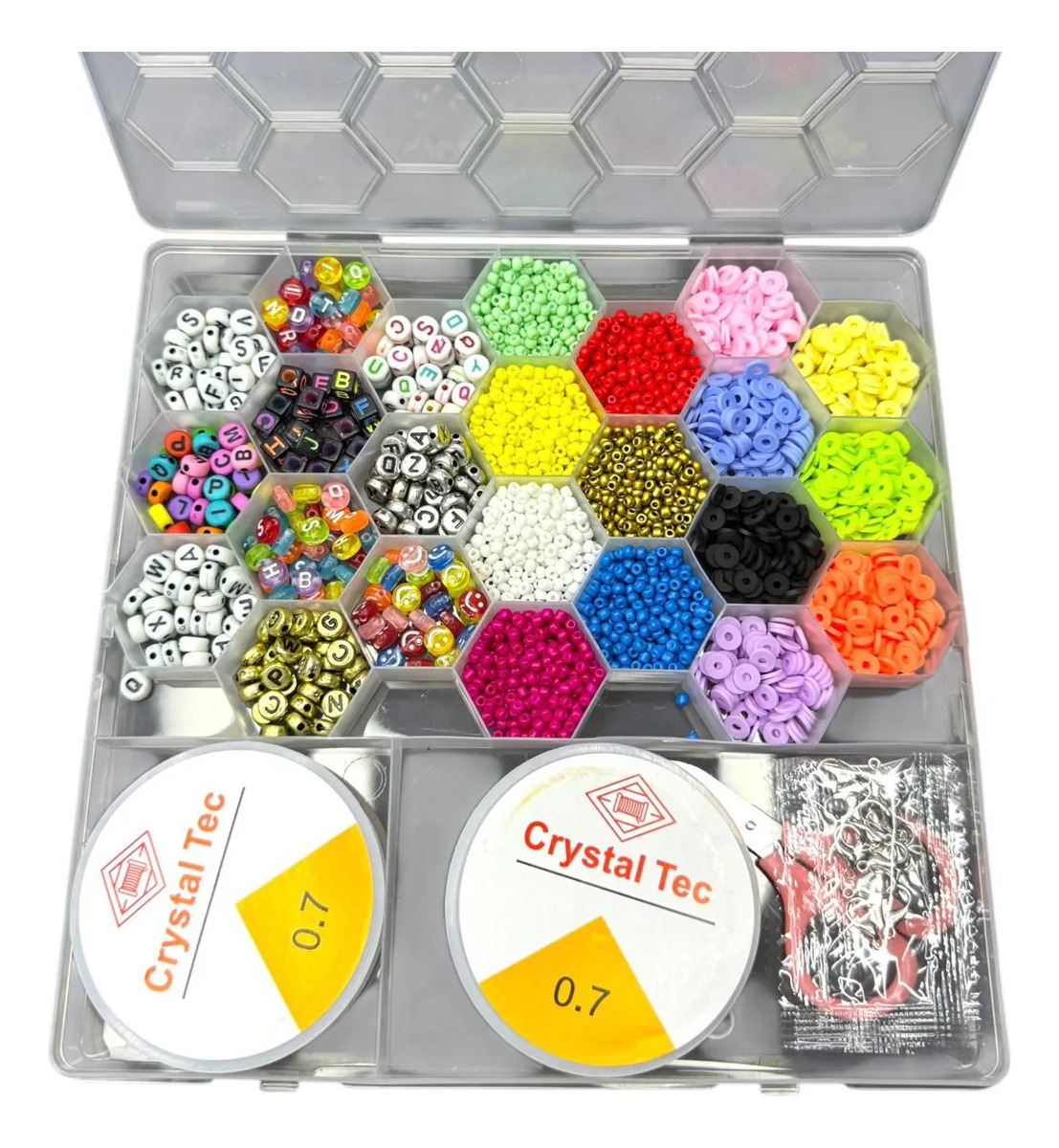 Kit Mostacillas Surtidos- Ideal Regalo Pulseras Bijou Letras