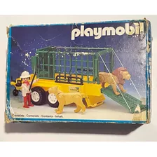 Playmobil Trol Raro 23.52.9 Carreta Safari Leões Cx Comoleto