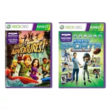 Jogos Kinect Adventures + Kinect Sports Xbox 360 Promoção!!!